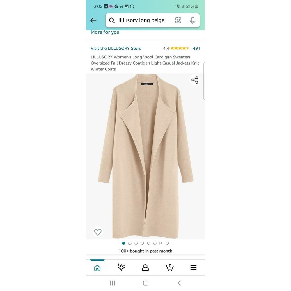 Lillusory long cardigan